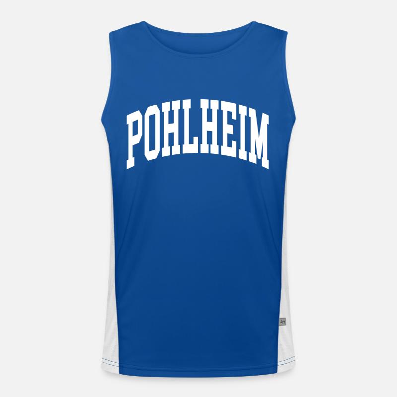 Pohlheim Funktionelles Kontrast-Tank Top für Männer 