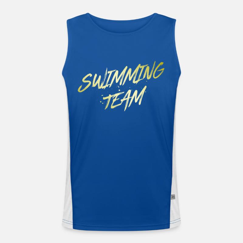 Équipe de natation Débardeur respirant contrasté Homme 