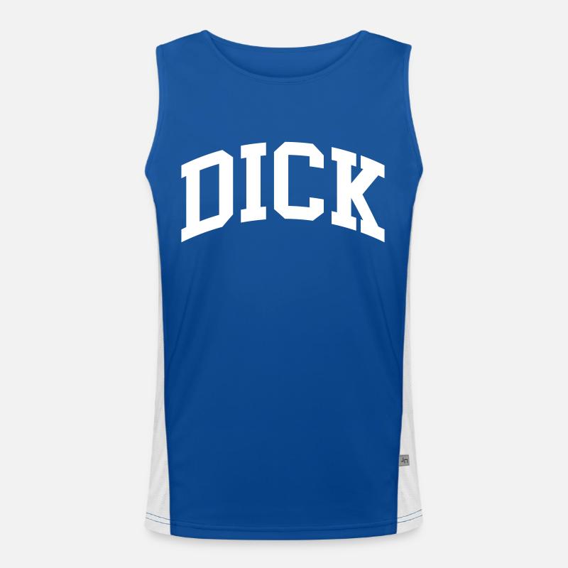 Thick Men's Functional Contrast Tank Top 