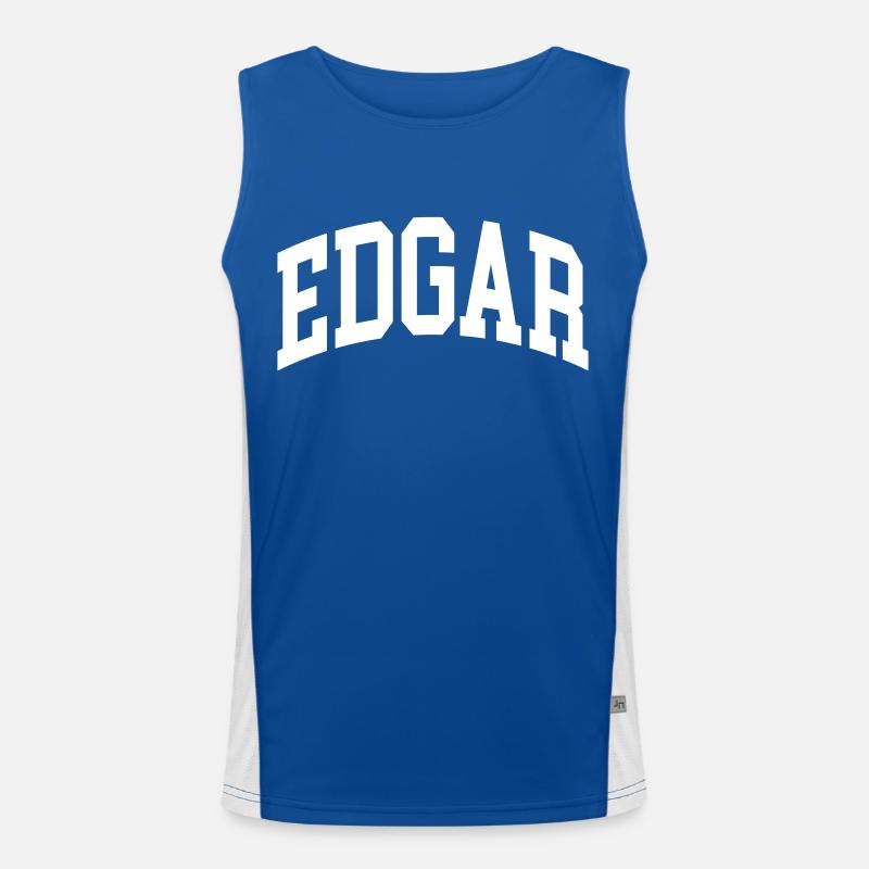 Edgar Men's Functional Contrast Tank Top 