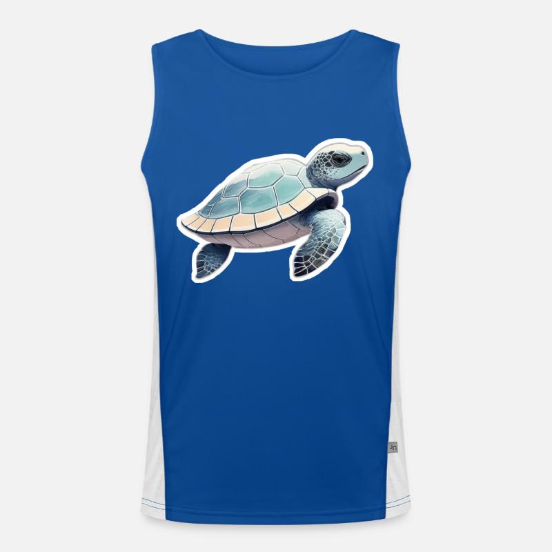 Turtle Men's Functional Contrast Tank Top 