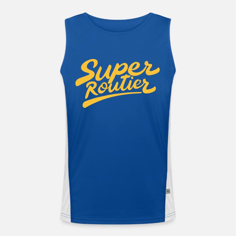 Super routier Débardeur respirant contrasté Homme 