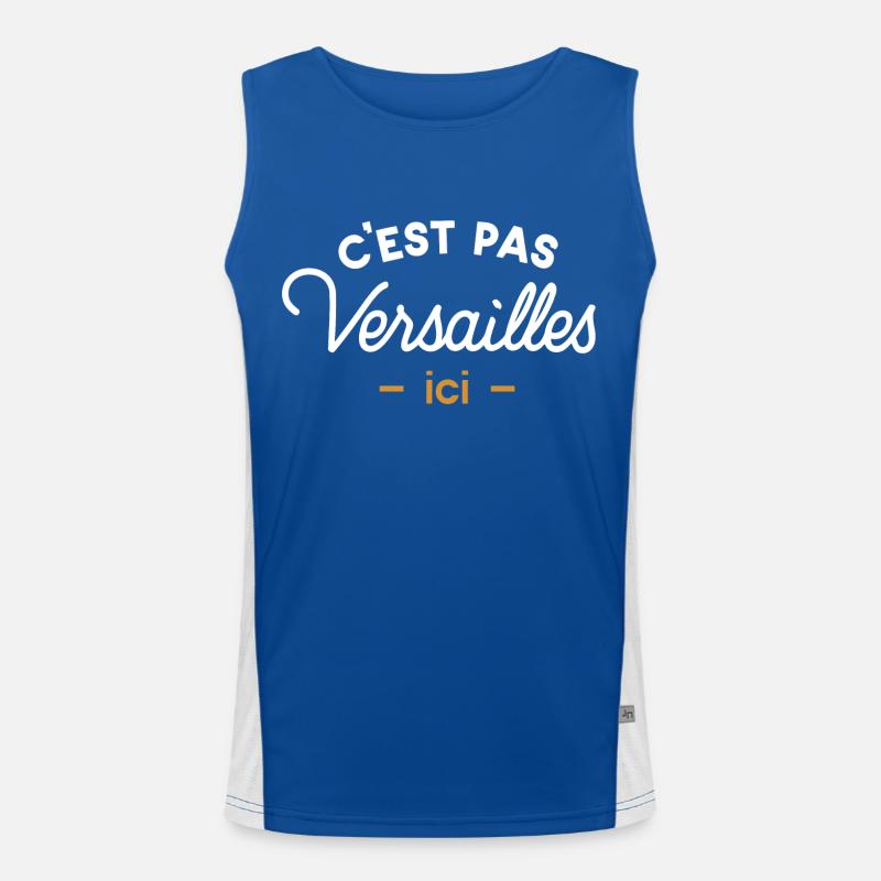 C'est pas Versailles ici Débardeur respirant contrasté Homme 