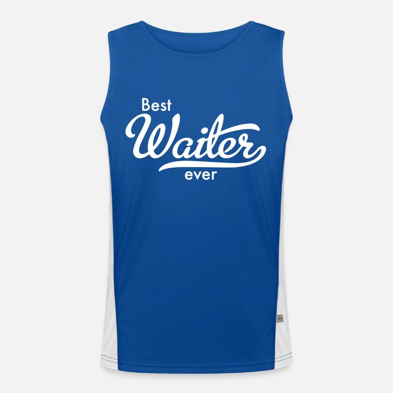 Kellner Funktionelles Kontrast-Tank Top für Männer 