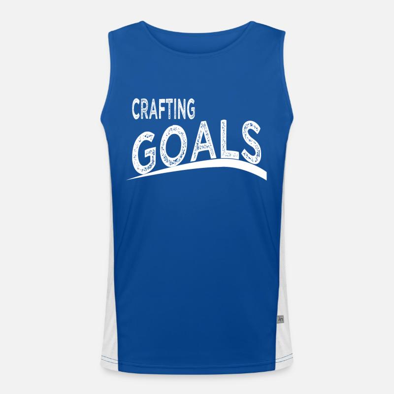 problem-solving athlete humor design ideation Funktionelles Kontrast-Tank Top für Männer 