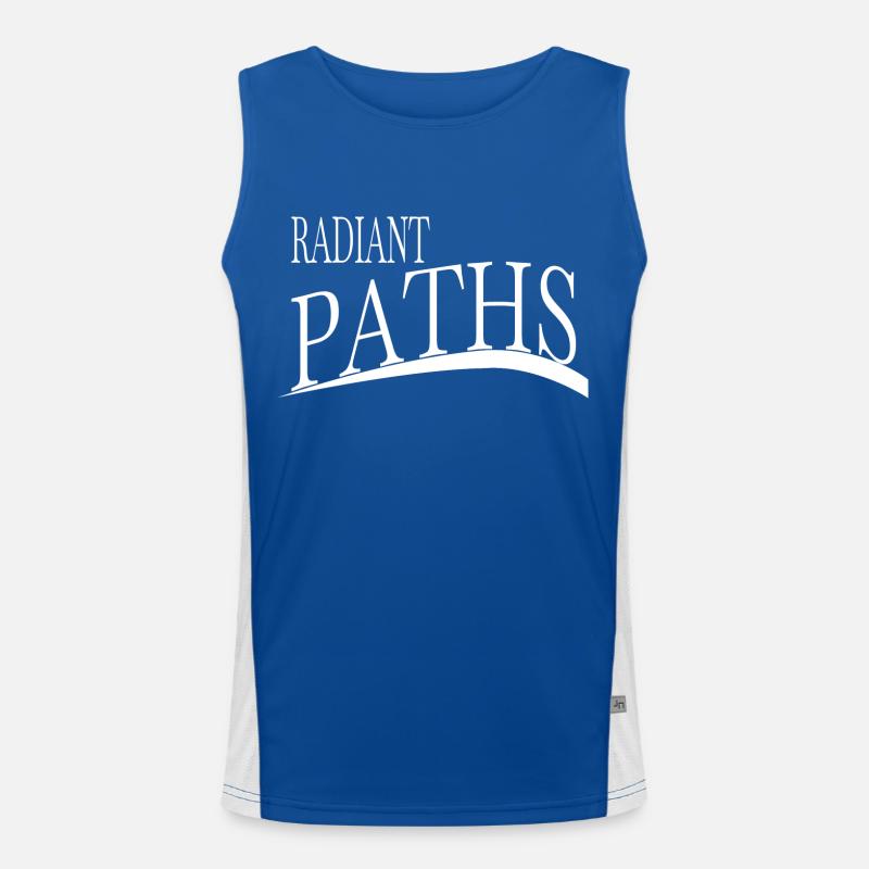 inner journey transformative journey funny Funktionelles Kontrast-Tank Top für Männer 