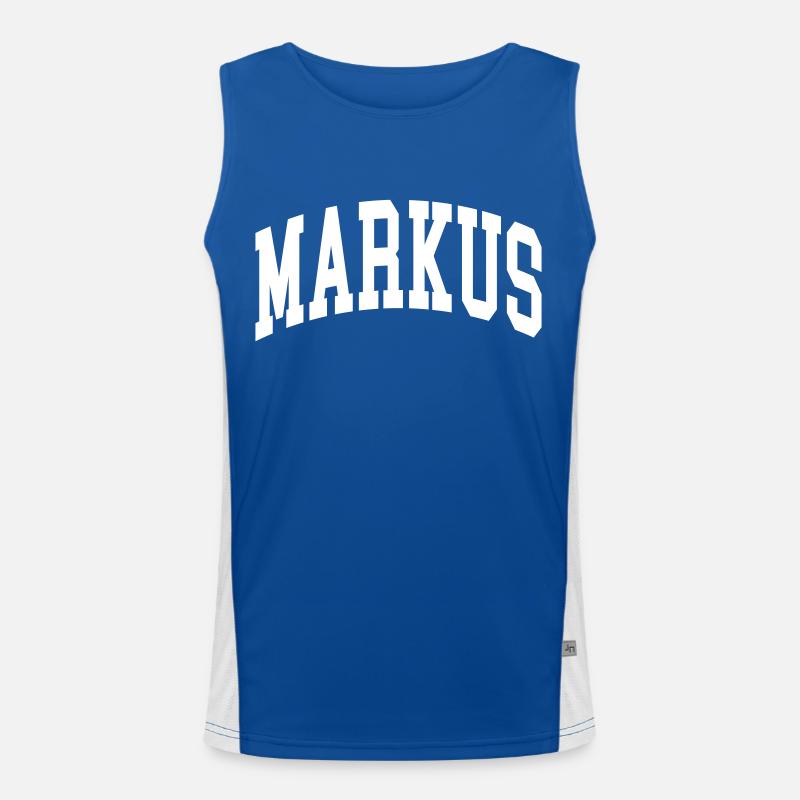 Markus Men's Functional Contrast Tank Top 