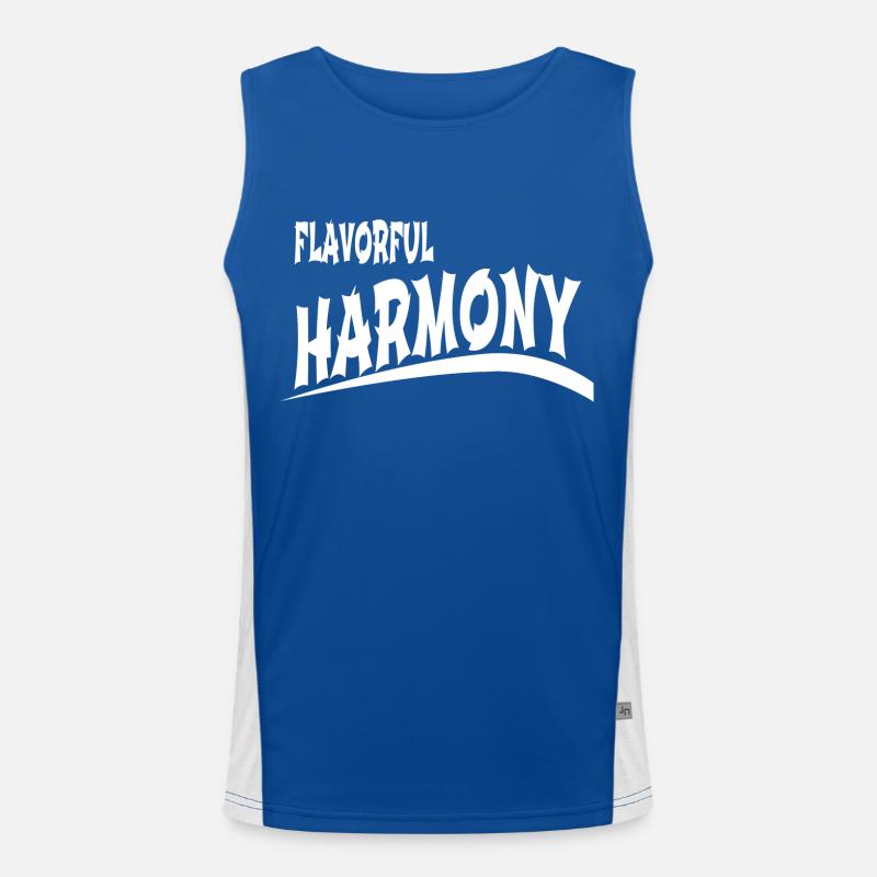 culinary pleasure community unity humor gift idea Funktionelles Kontrast-Tank Top für Männer 