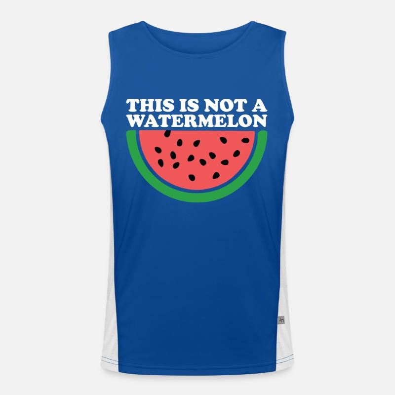 THIS IS NOT A WATERMELON Débardeur respirant contrasté Homme 