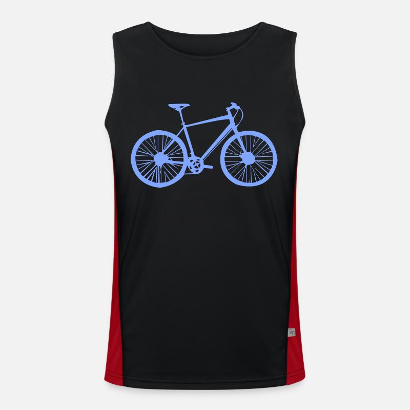 Roue de vélo Débardeur respirant contrasté Homme 