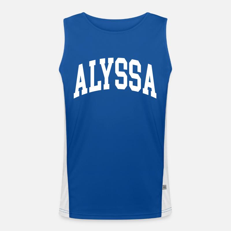 Alyssa Funktionelles Kontrast-Tank Top für Männer 