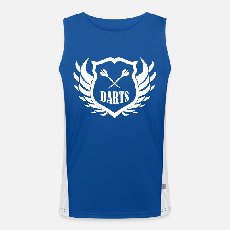 Darts Shield Men's Functional Contrast Tank Top 