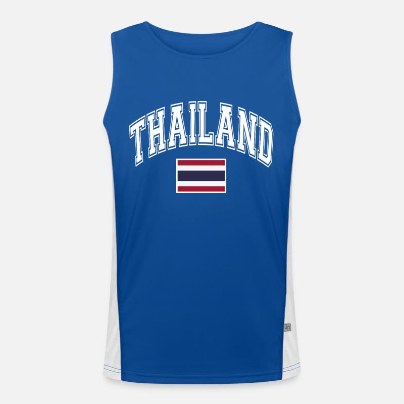 Drapeau de la Thaïlande Débardeur respirant contrasté Homme 