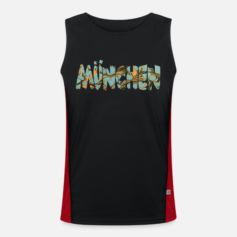 munich e 20 Débardeur respirant contrasté Homme 