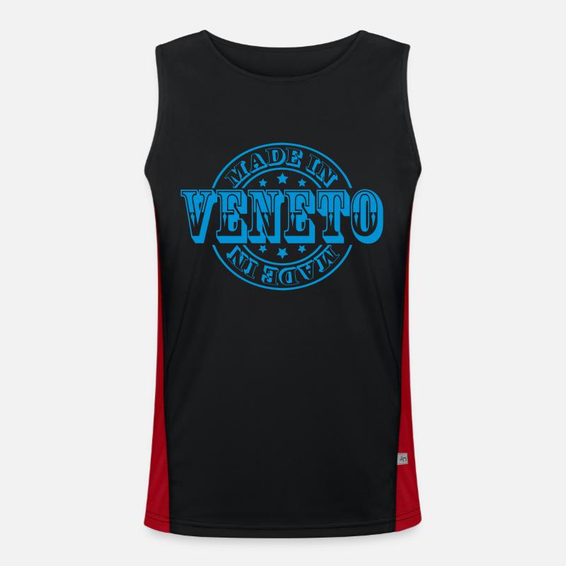 made in veneto m1k2 Funktionelles Kontrast-Tank Top für Männer 