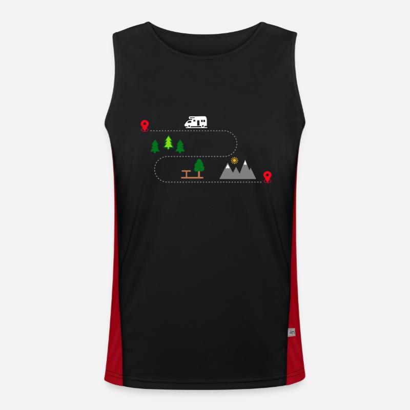 wohnmobil Funktionelles Kontrast-Tank Top für Männer 