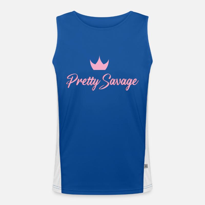 Pretty Savage Débardeur respirant contrasté Homme 