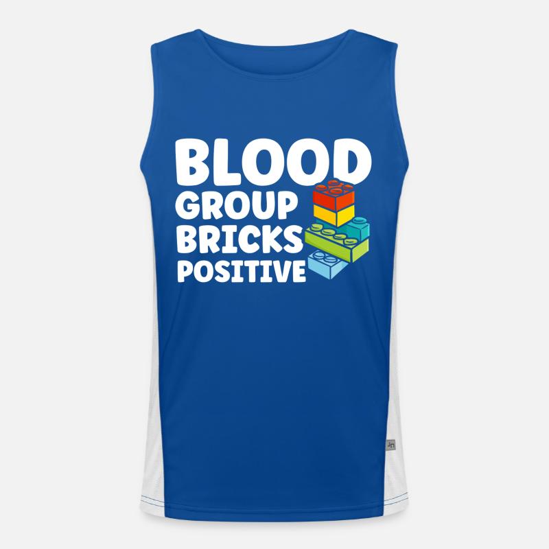 Bloc de construction Bloc terminal Bloc Débardeur respirant contrasté Homme 