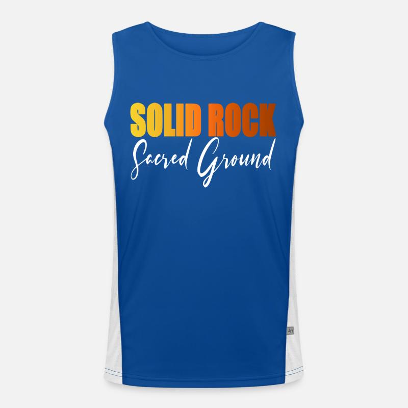 SOLID ROCK Sacred Ground Men's Functional Contrast Tank Top 