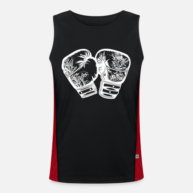 Gants de boxe Boxe Débardeur respirant contrasté Homme 