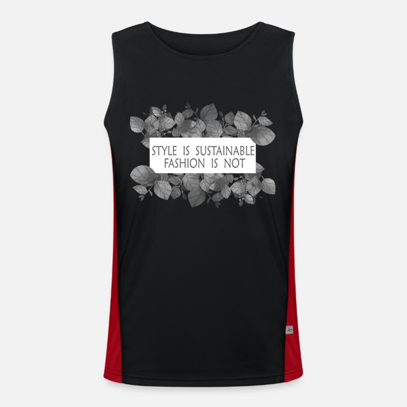 Le style est une mode durable pas Débardeur respirant contrasté Homme 