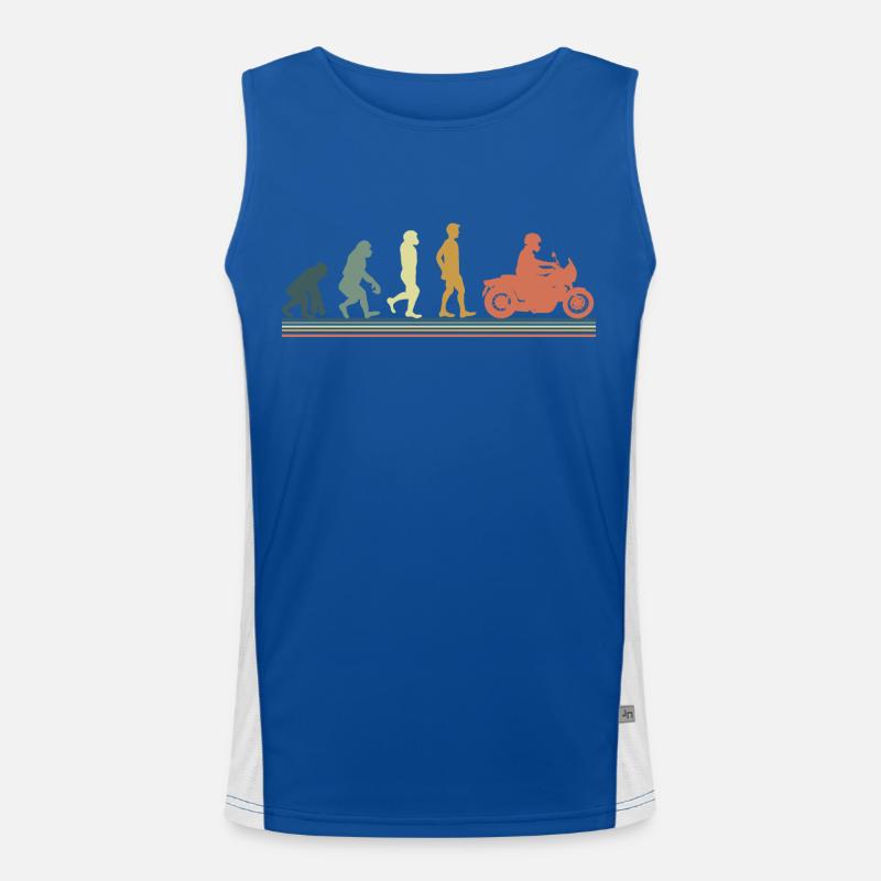 Evolution moto Débardeur respirant contrasté Homme 