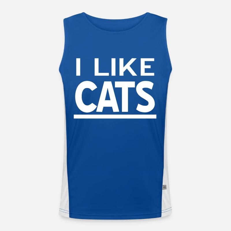 Feline Men's Functional Contrast Tank Top 