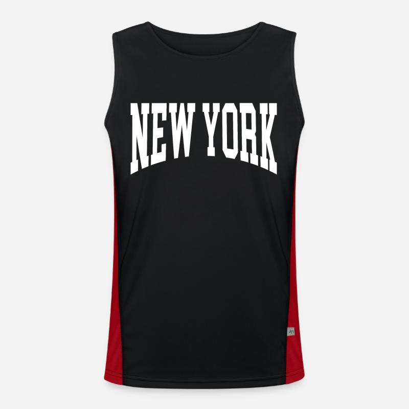 New York Funktionelles Kontrast-Tank Top für Männer 