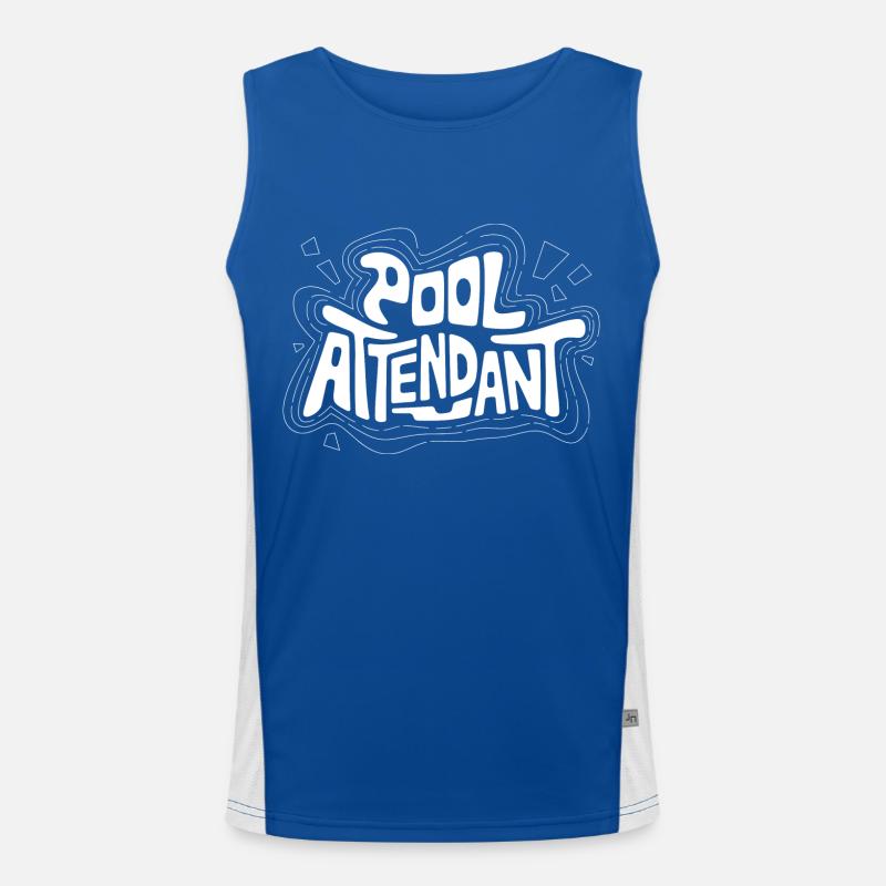 Spaß am Wasser Funktionelles Kontrast-Tank Top für Männer 