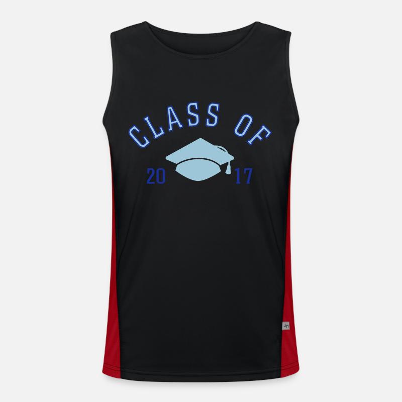 spread_class of 2017_2c Funktionelles Kontrast-Tank Top für Männer 