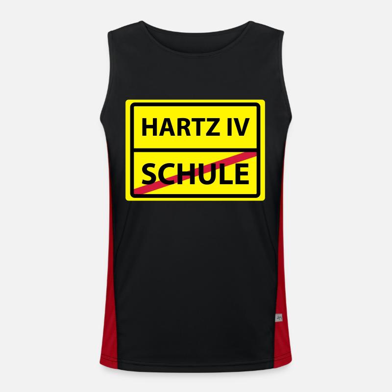 Hartz scolaire 4 Débardeur respirant contrasté Homme 
