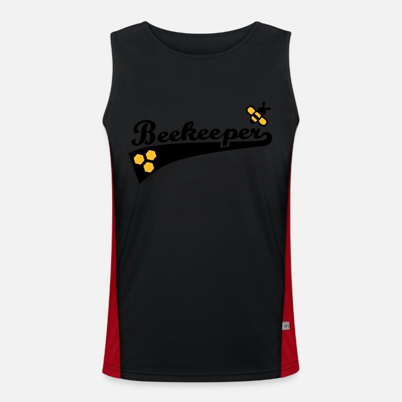 Imker Funktionelles Kontrast-Tank Top für Männer 