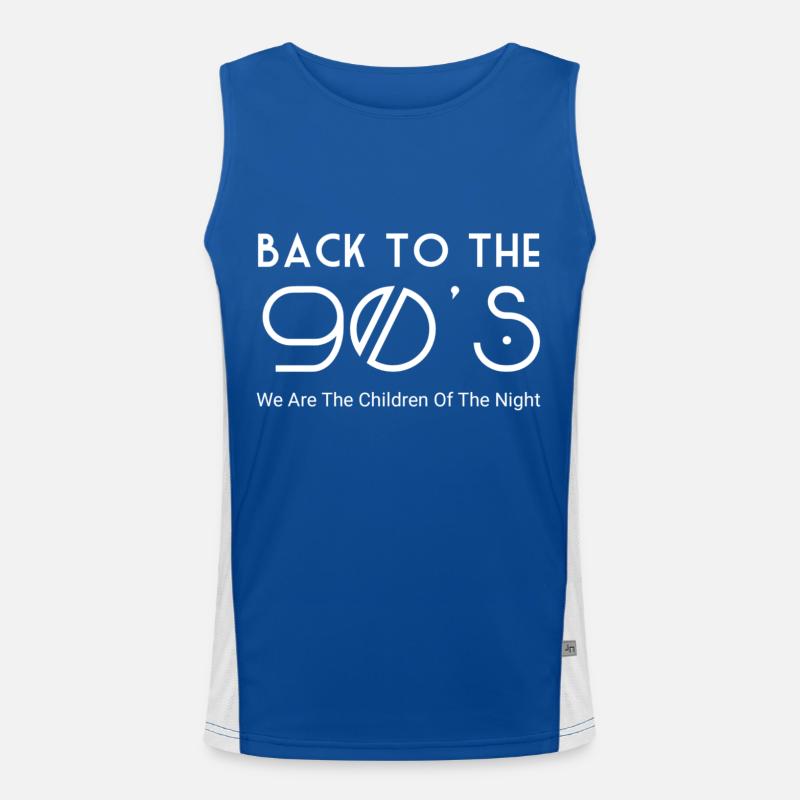 90s Men's Functional Contrast Tank Top 