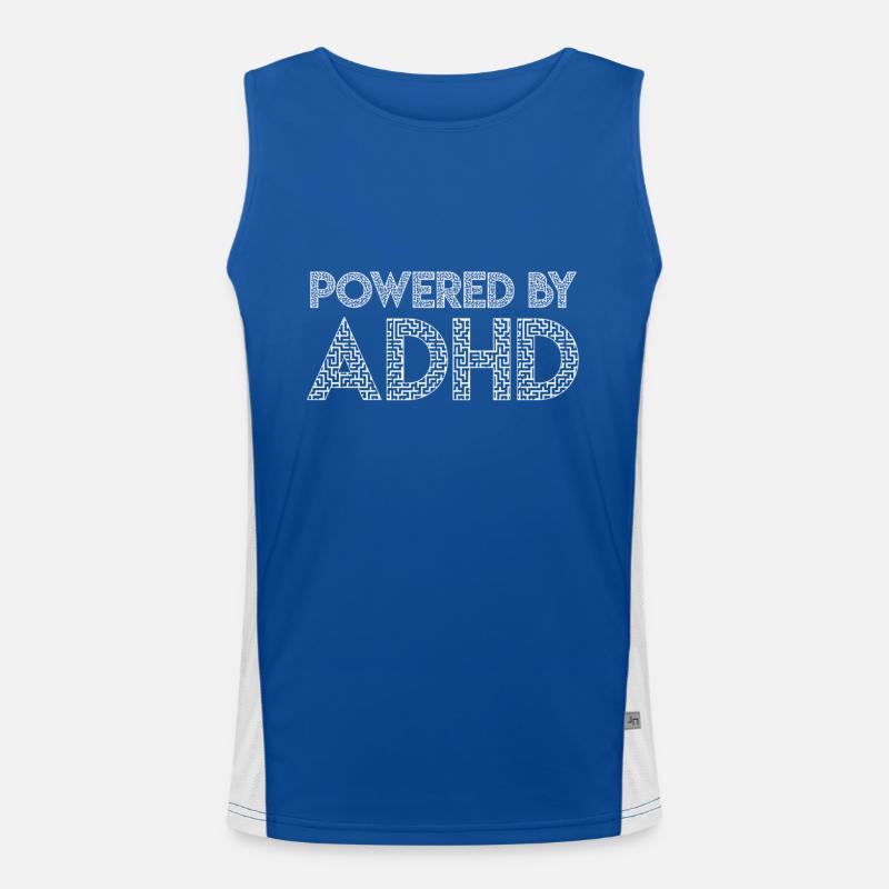 ADHS Funktionelles Kontrast-Tank Top für Männer 