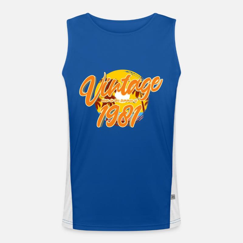 1981 Men's Functional Contrast Tank Top 