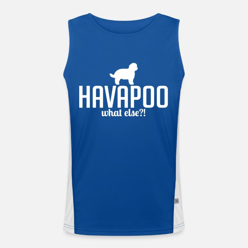Havapoo what else Hundespruch Hunde Wilsigns Funktionelles Kontrast-Tank Top für Männer 