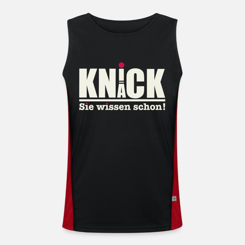 Knick Knack, Sie wissen schon! Funktionelles Kontrast-Tank Top für Männer 