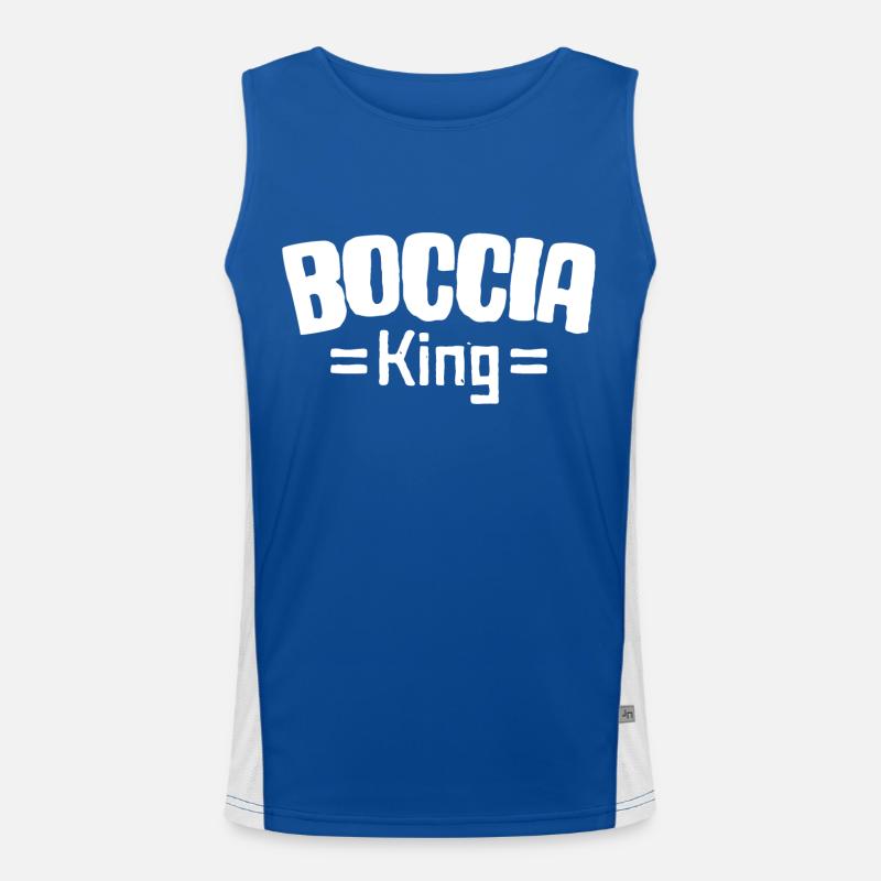 Boccia Player Legend Boccia King Balls Boccia Men's Functional Contrast Tank Top 