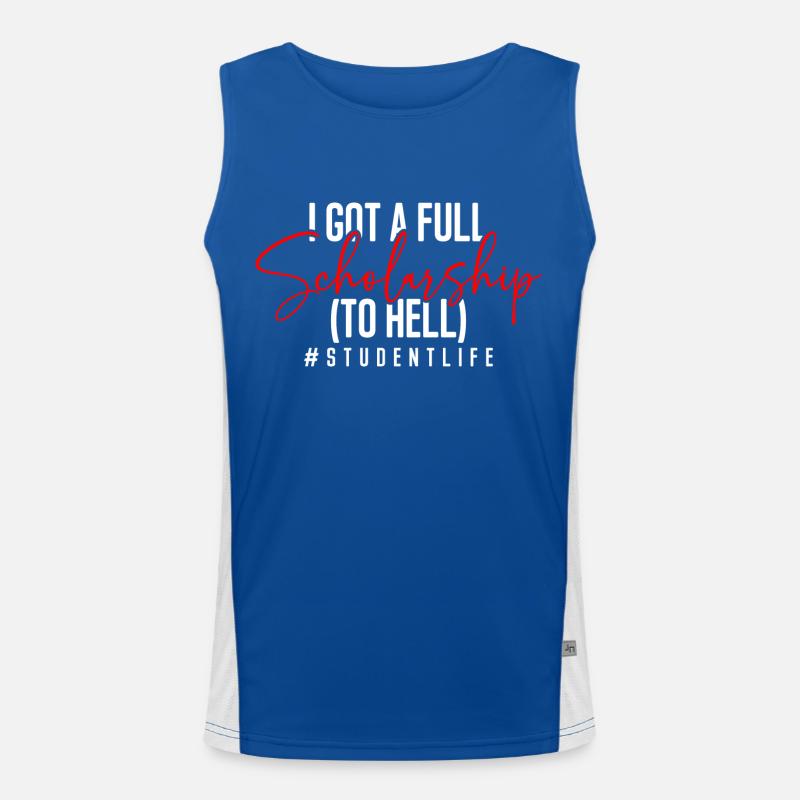 Degree in Computer Science Men's Functional Contrast Tank Top 