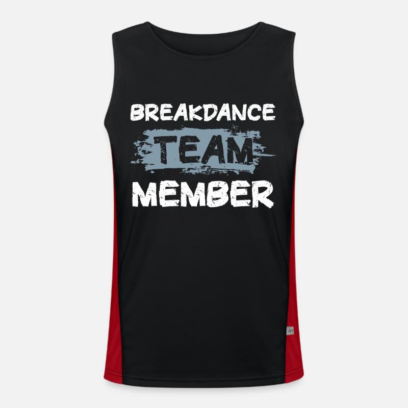 Équipe de breakdance Débardeur respirant contrasté Homme 