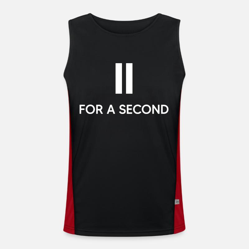 auszeit meme chiller gönnt sich pause Funktionelles Kontrast-Tank Top für Männer 