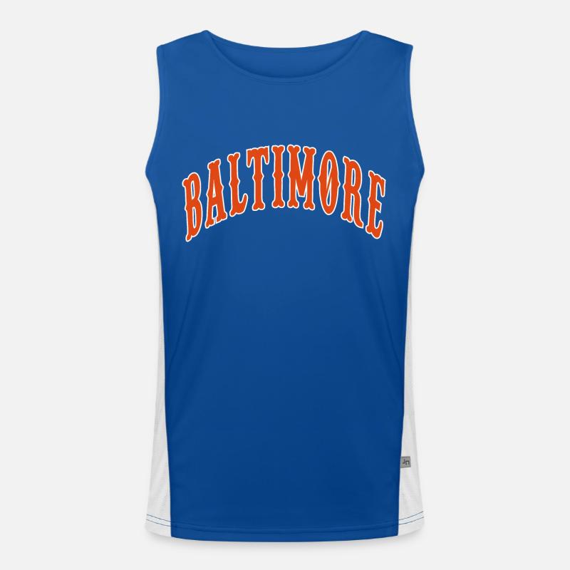 Baltimore Funktionelles Kontrast-Tank Top für Männer 