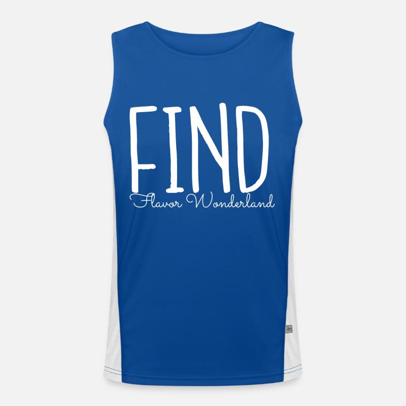 magical recipes present idea present Men's Functional Contrast Tank Top 