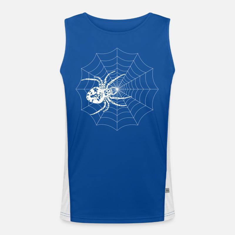 Spinne Funktionelles Kontrast-Tank Top für Männer 