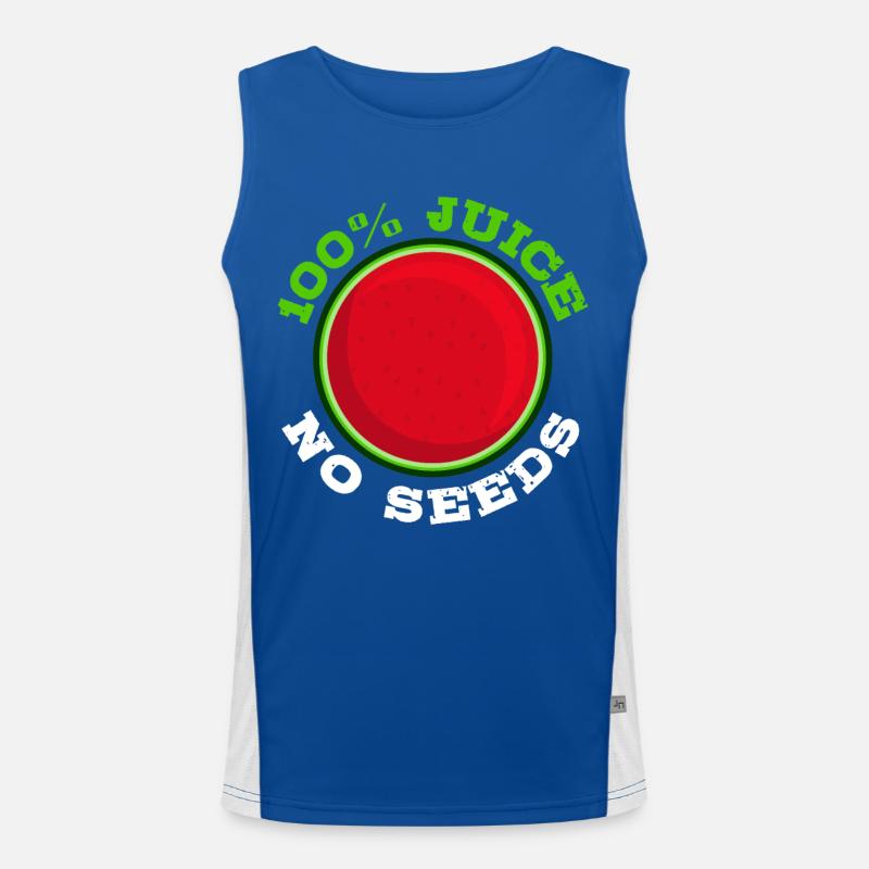 Drôle de vasectomie Stérilisation Pastèque Débardeur respirant contrasté Homme 