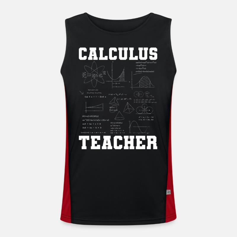 Drôle de calcul-professeur-mathématiques-blague-fun-math Débardeur respirant contrasté Homme 