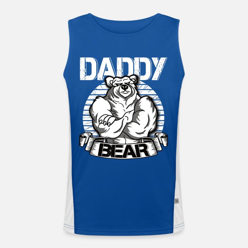 Daddy Bear Men's Functional Contrast Tank Top 