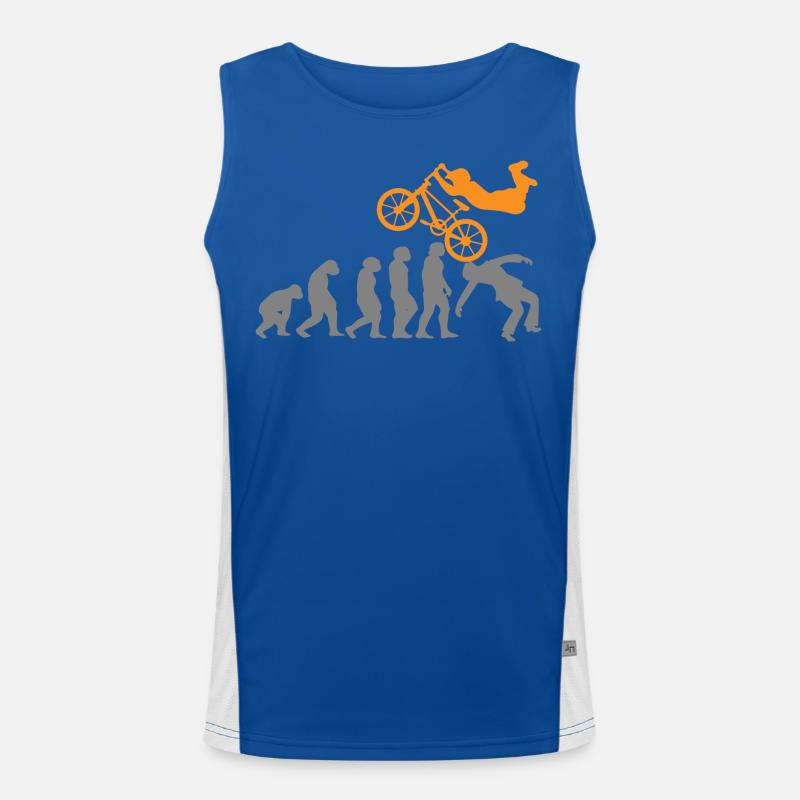 BMX Cycling Bicycle Cycling Evolution Men's Functional Contrast Tank Top 