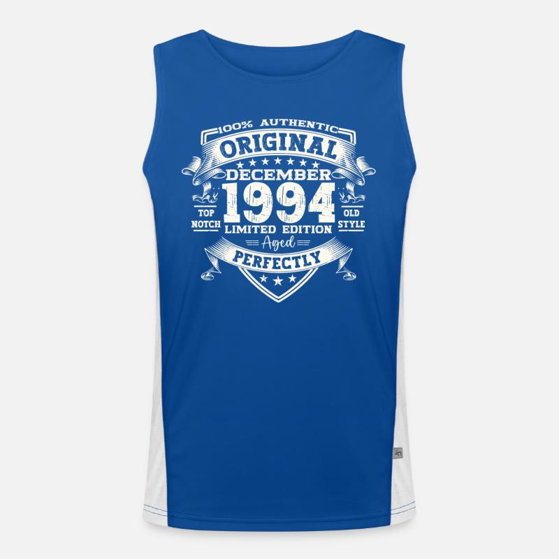 Décembre 1994 Année 1994 29e anniversaire Débardeur respirant contrasté Homme 