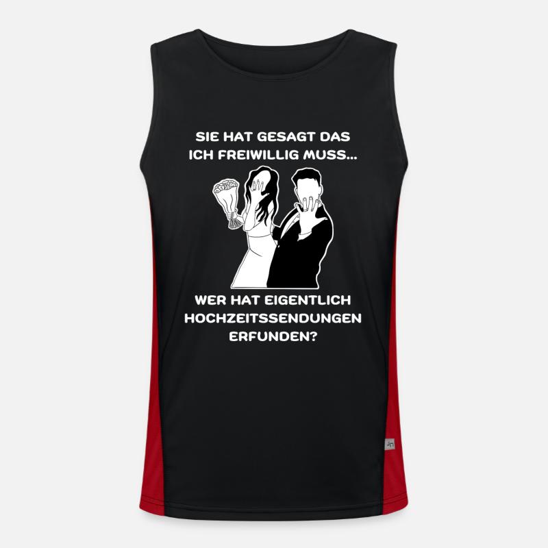 Rumble Men's Functional Contrast Tank Top 